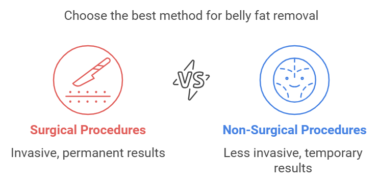Types of Belly Fat Removal Procedures