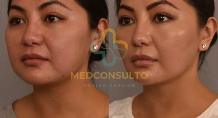 Neck Liposuction Before and After