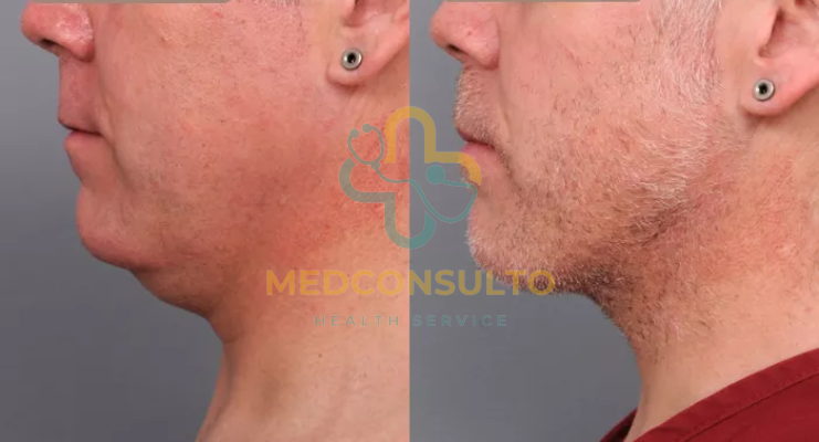 Neck Liposuction Before and After